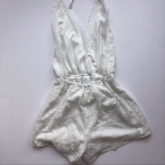 Kendall & Kylie Embroidered Halter Romper - Picture 6 of 7